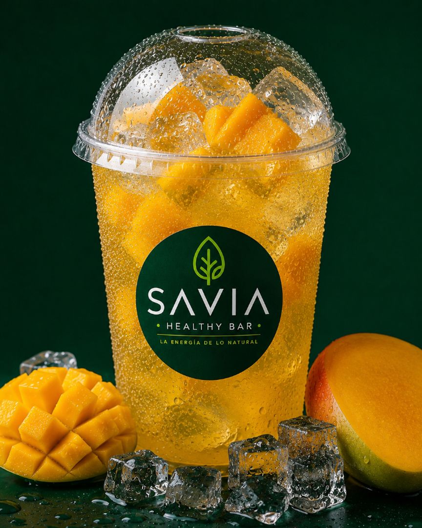 Soda artesanal de mango 