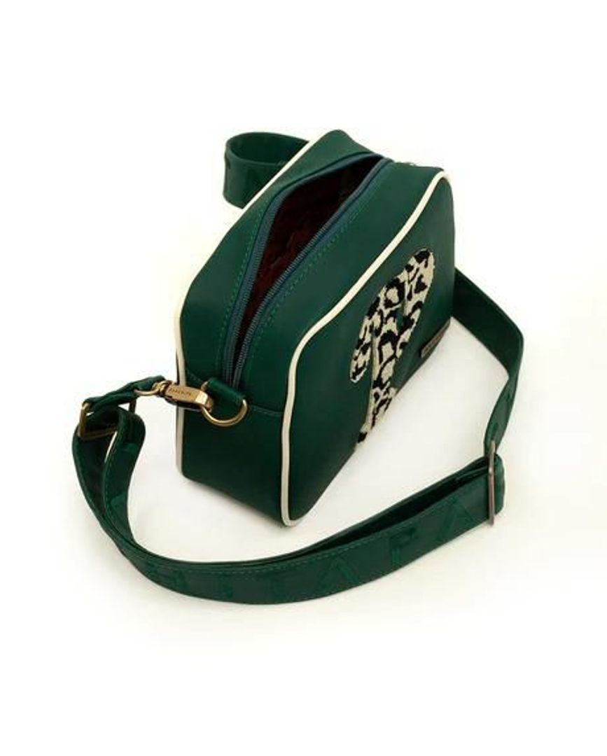 BANDOLERA ADELA VERDE OSCURO