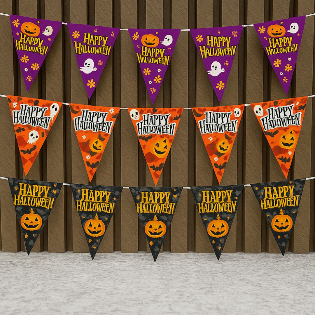 BANDERÍN HALLOWEEN 1 PUNTA