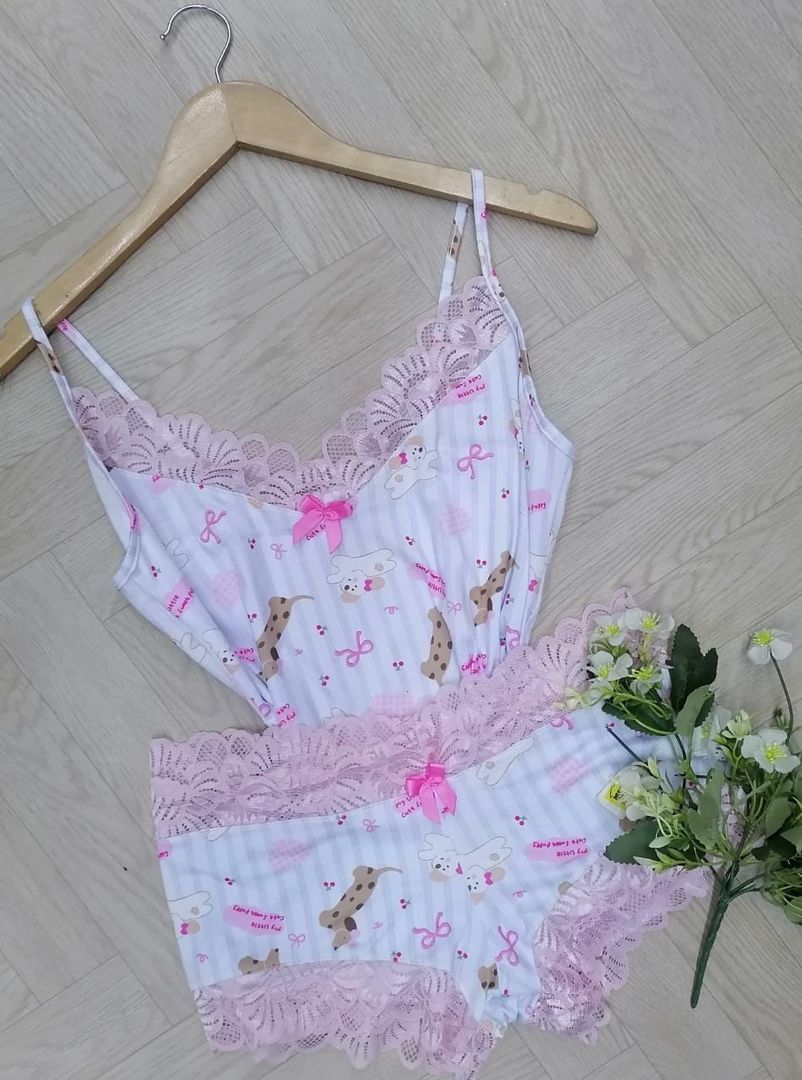 Pijama cachetero perros