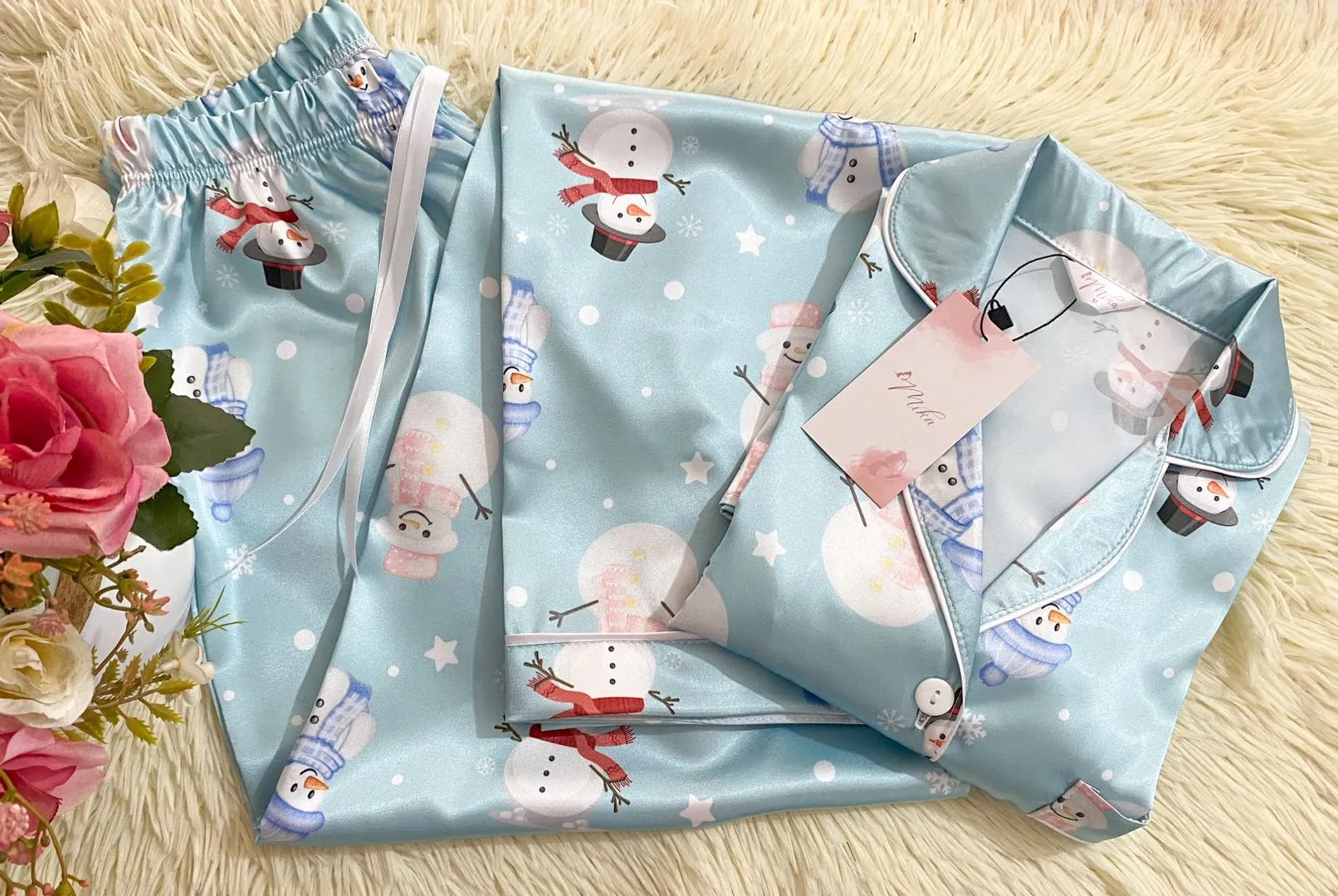 Set "Muñequitos de navidad" / Seda