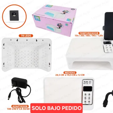 Imagen del producto Lámpara UV/LED Reposamanos + Tripoide