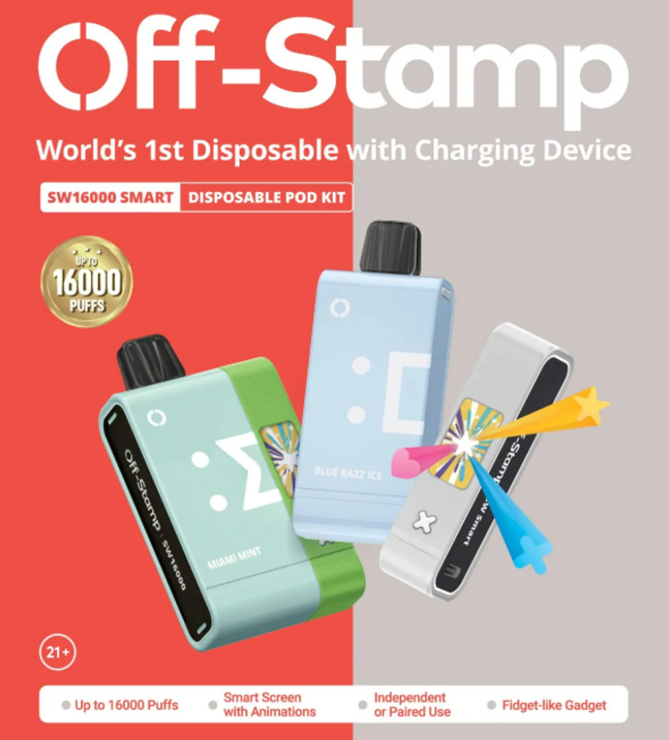 Off Stamp Miami Mint 16.000 Puffs Kit Bateria Y Pod