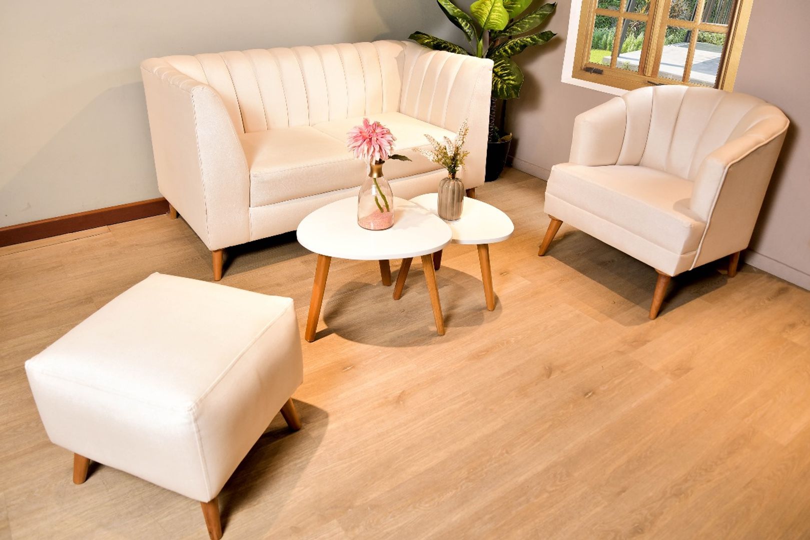 SALA PLATINO TAPIZ MARFIL	