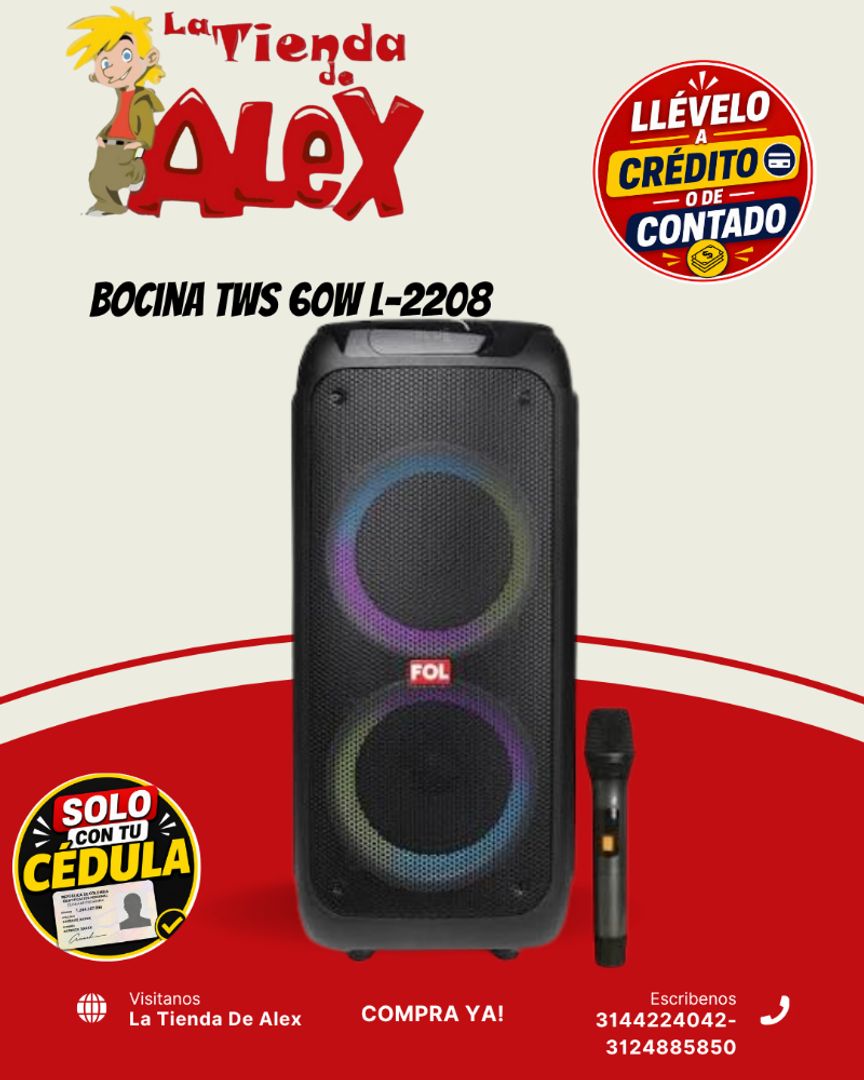 Bocina TWS 60W L-2208