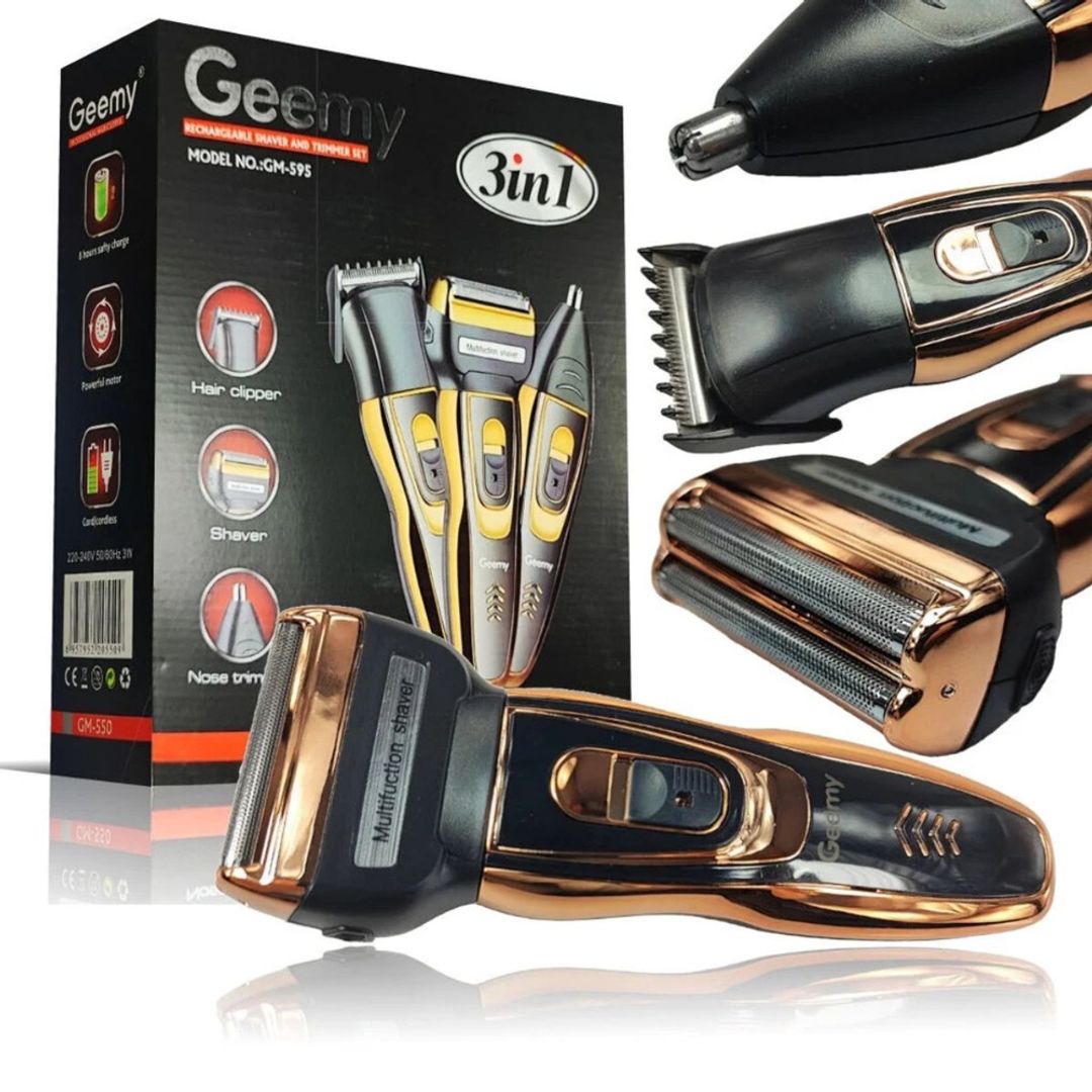PATILLERA AFEITADORA GEEMY 3 EN 1 HOMBRE