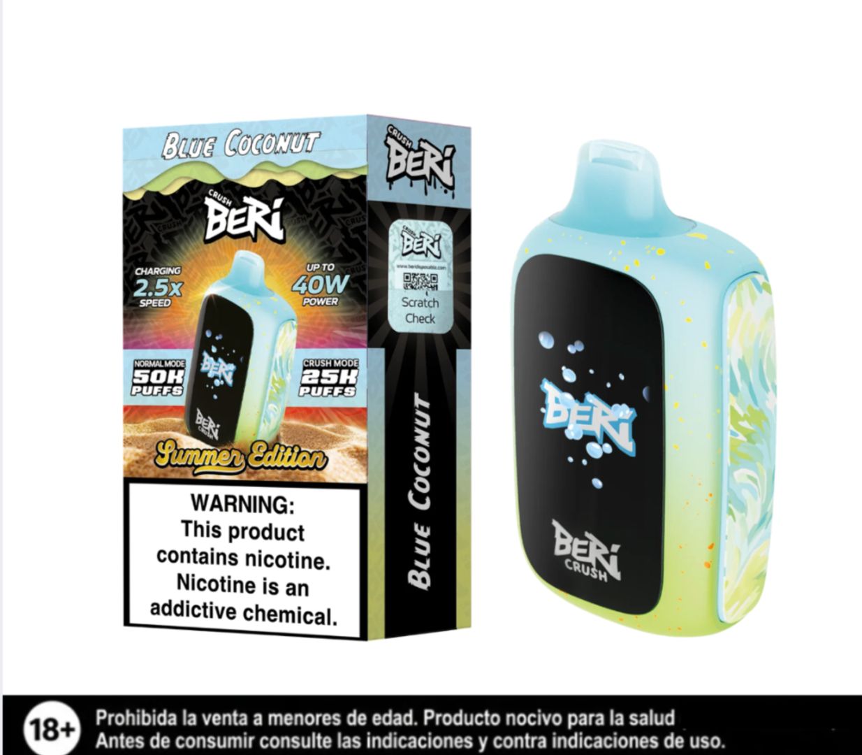 Beri Blue Coconut 50.000 Puffs