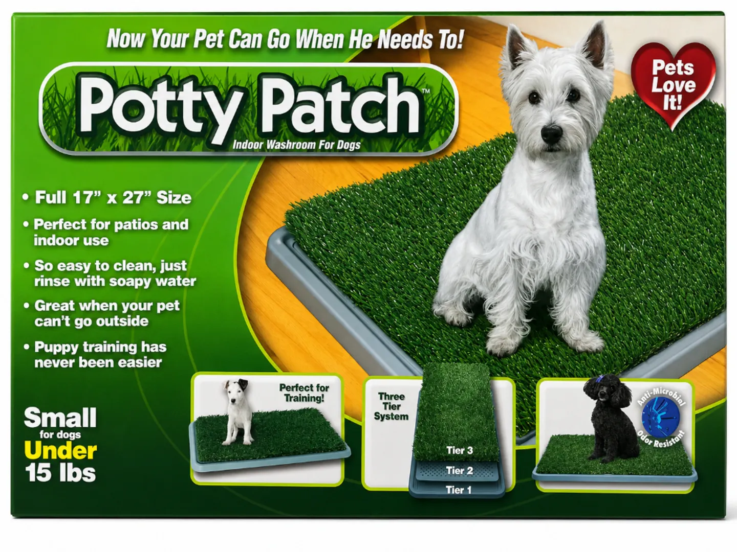 TAPETE DE BAÑO PASTO ENTRENADOR PARA MASCOTAS POTTY PATCH