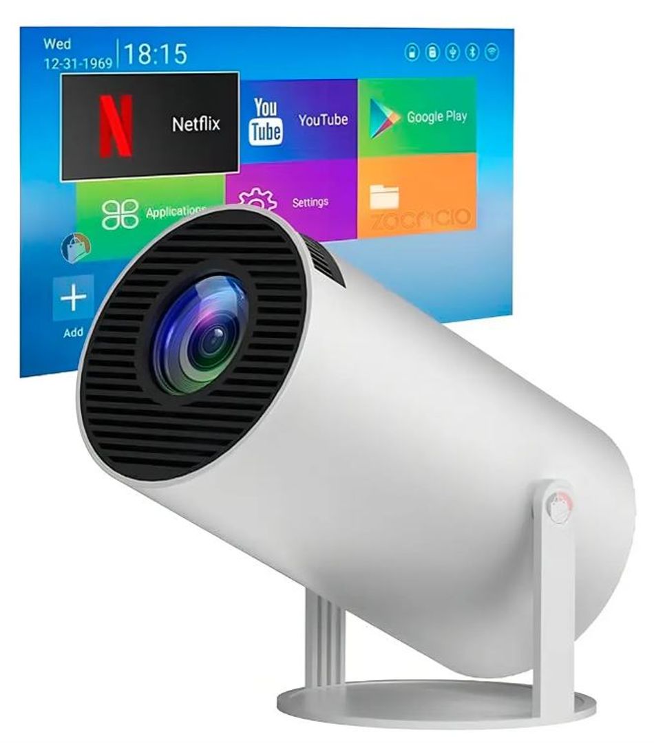 Proyector HY300 PRO Wifi 2.4G 4K Incluye juegos