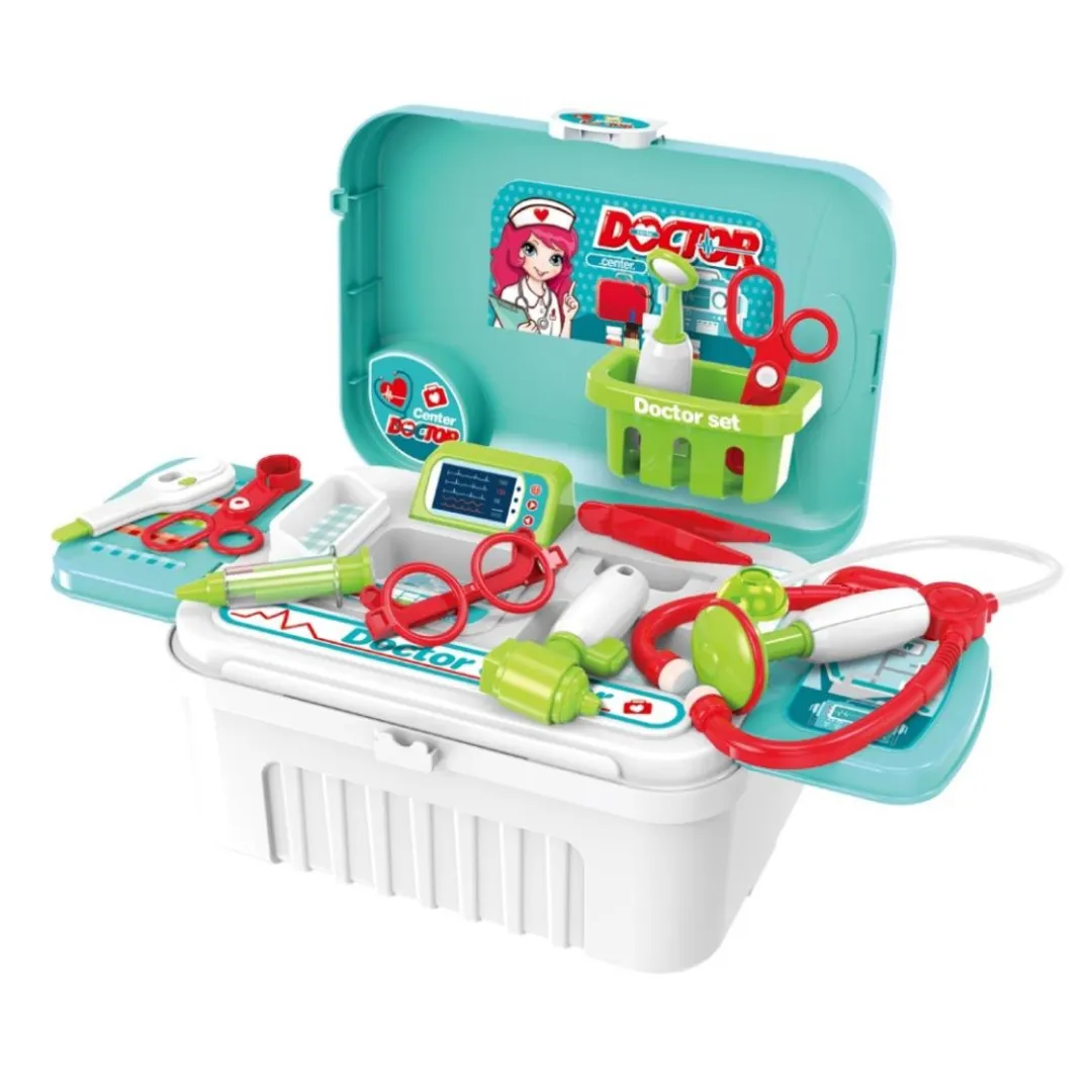 KIT MALETA DE DOCTOR CON ACCESORIOS 3 EN 1 