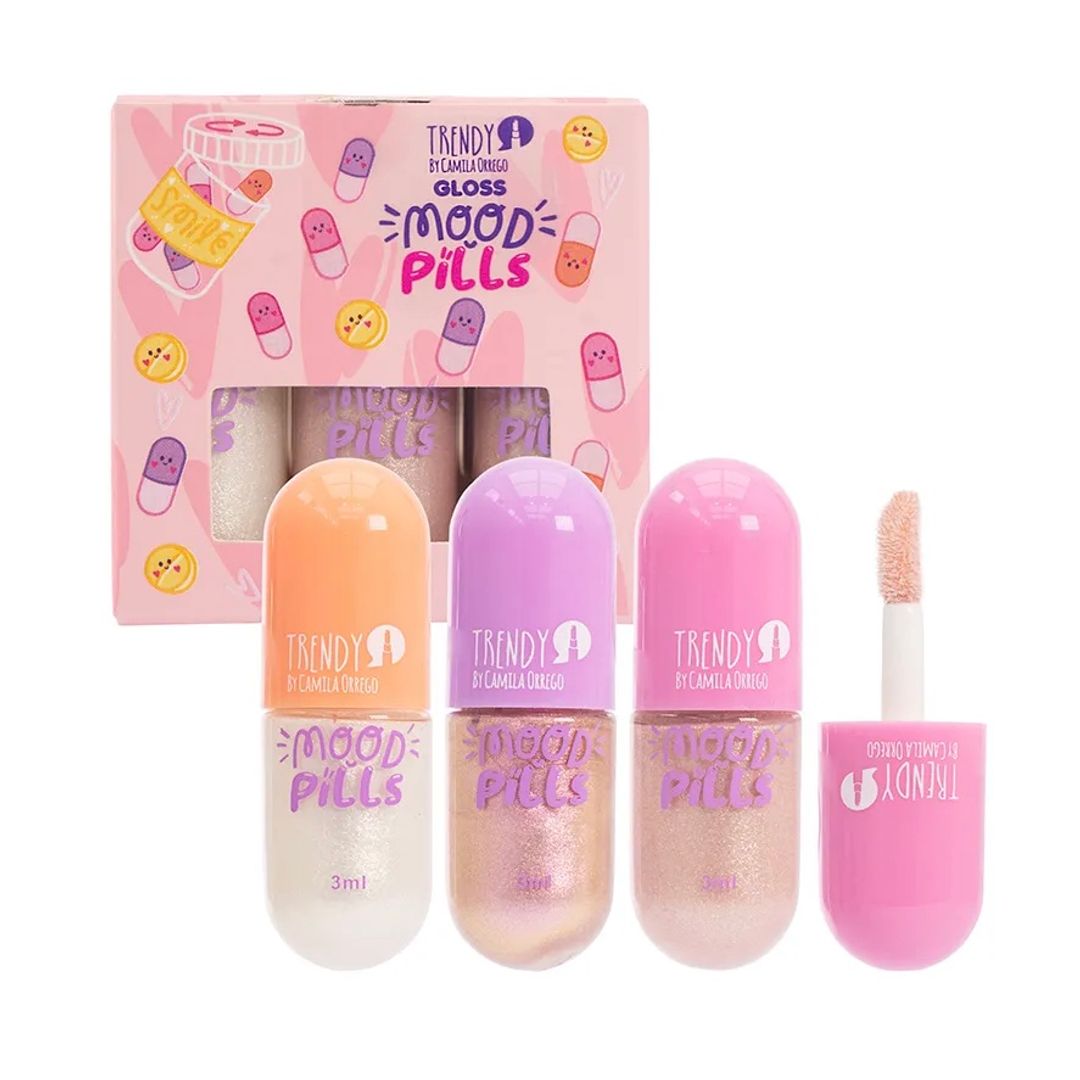 KIT X3 GLOSS MOOD PILLS TRENDY
