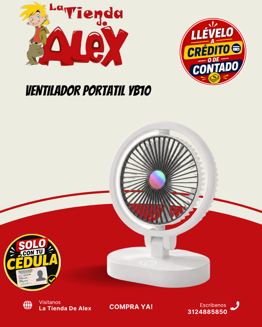 VENTILADOR PORTÁTIL YB10
