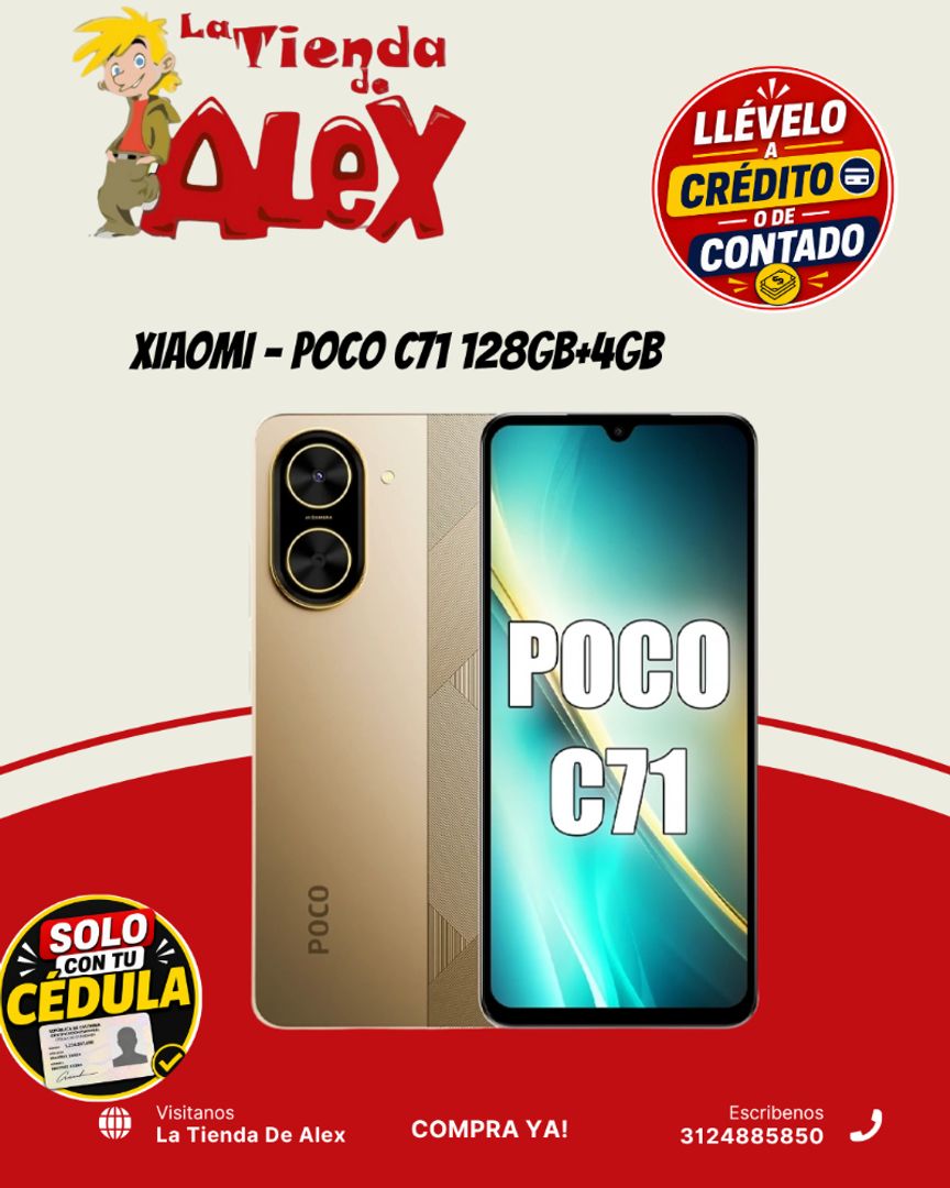 XIAOMI - Poco C71 128GB+4GB