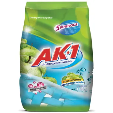 Imagen del producto O. DETERGENTE EN POLVO AK1 MANZANA X 1.450 GR