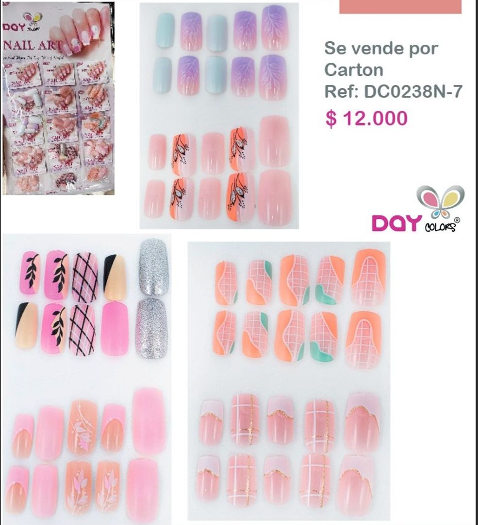 DC0238N-7 UÑAS DECORADAS