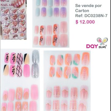 Imagen del producto DC0238N-7 UÑAS DECORADAS