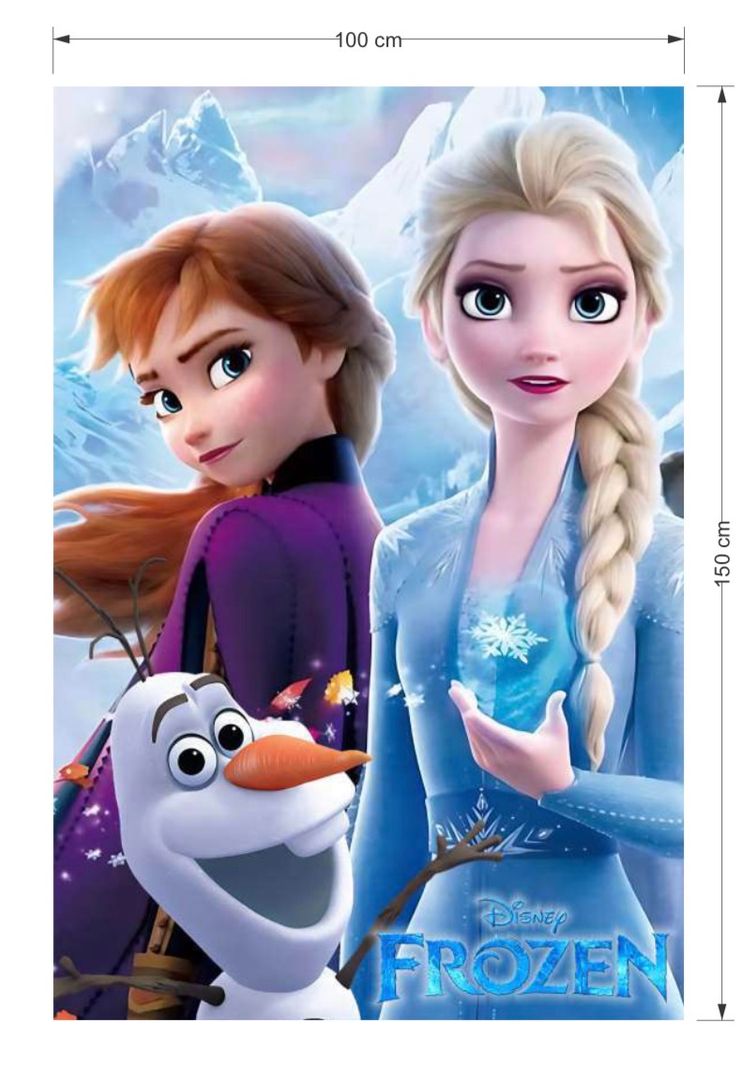 FONDO EN TELA 1 x 1.50 CM FROZEN
