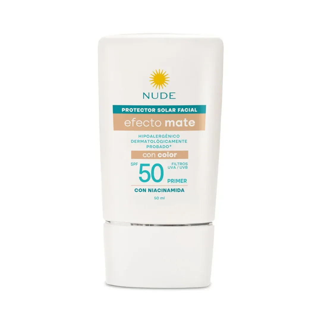 PROTECTOR FACIAL 50 ML CON COLOR NUDE