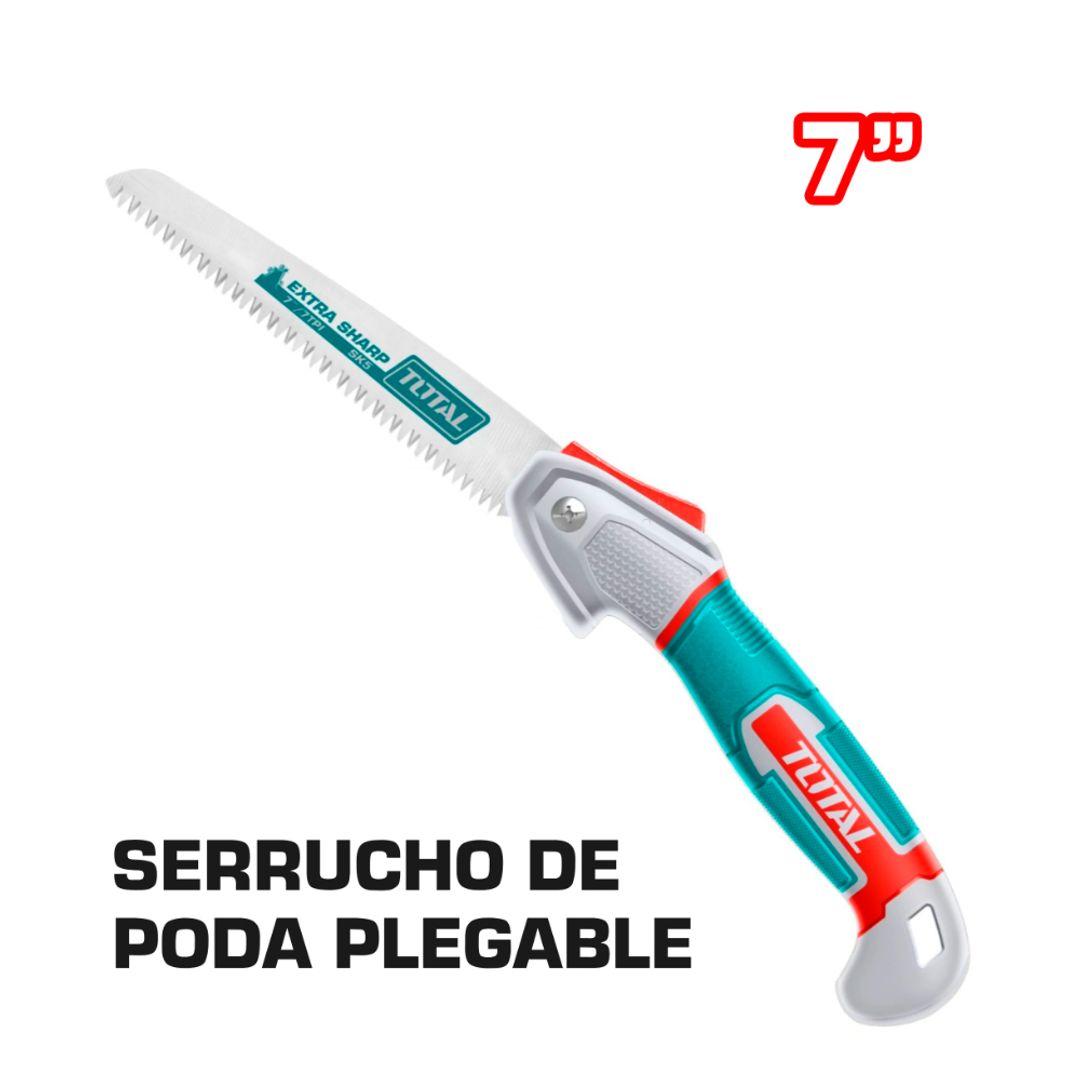 SERRUCHO PLEGABLE 7" 180MM TRIPLE DIENTE