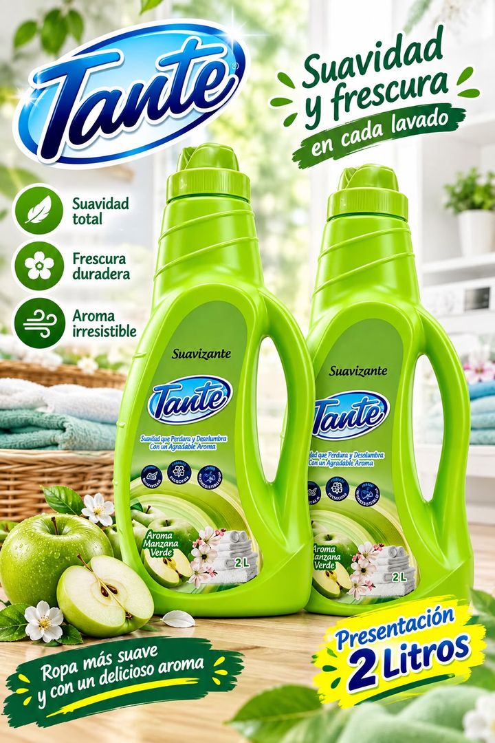 SUAVIZANTE MANZANA VERDE TANTE X 2 LITROS