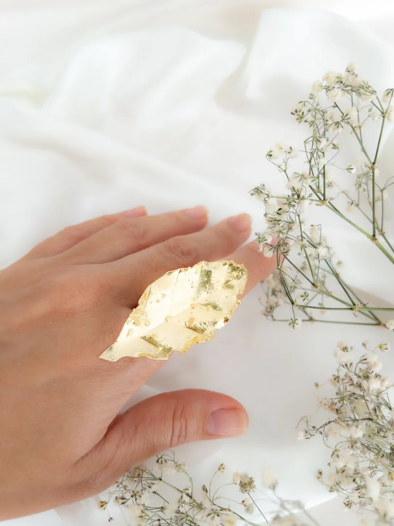 ANILLO DE HOJA - ITIEL
