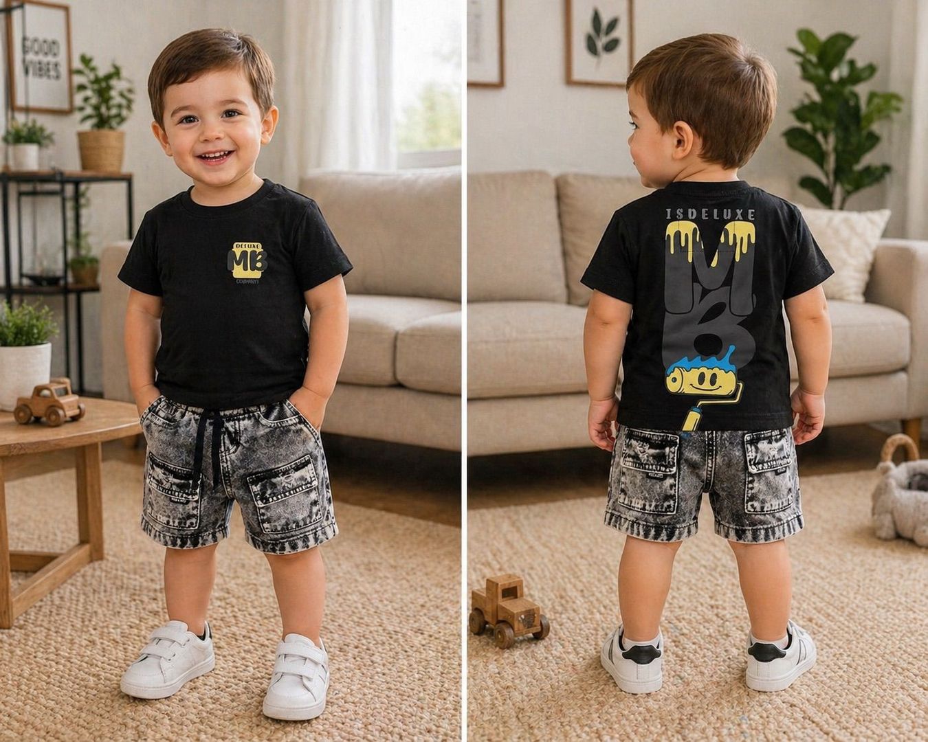 Conjunto bermuda bebito