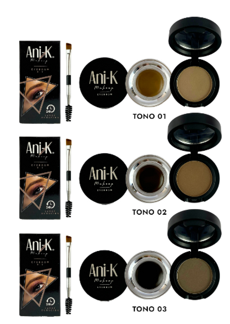 Kit para cejas Betún + Sombra 