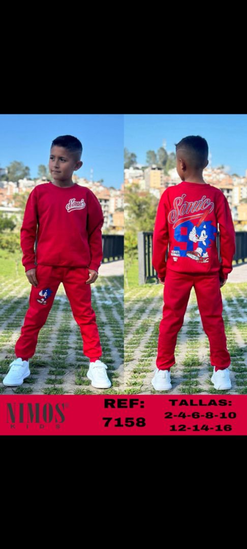 Conjunto deportivo niño