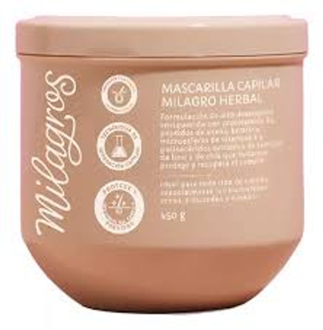 MASCARILLA CAPILAR MILAGRO HERBAL 450g