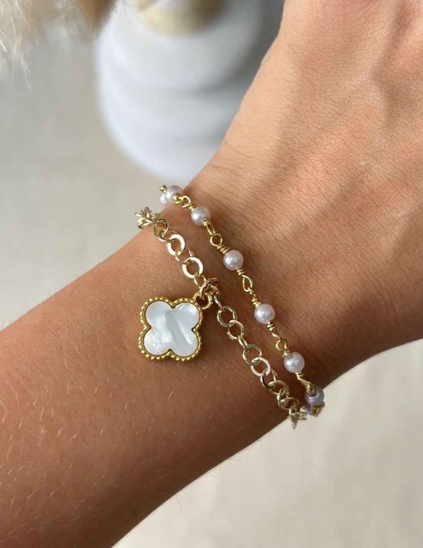 Pulsera vancleef perlas 