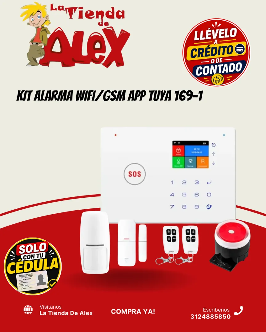 KIT ALARMA WIFI/GSM APP TUYA 169-1