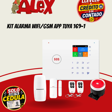 Imagen del producto KIT ALARMA WIFI/GSM APP TUYA 169-1