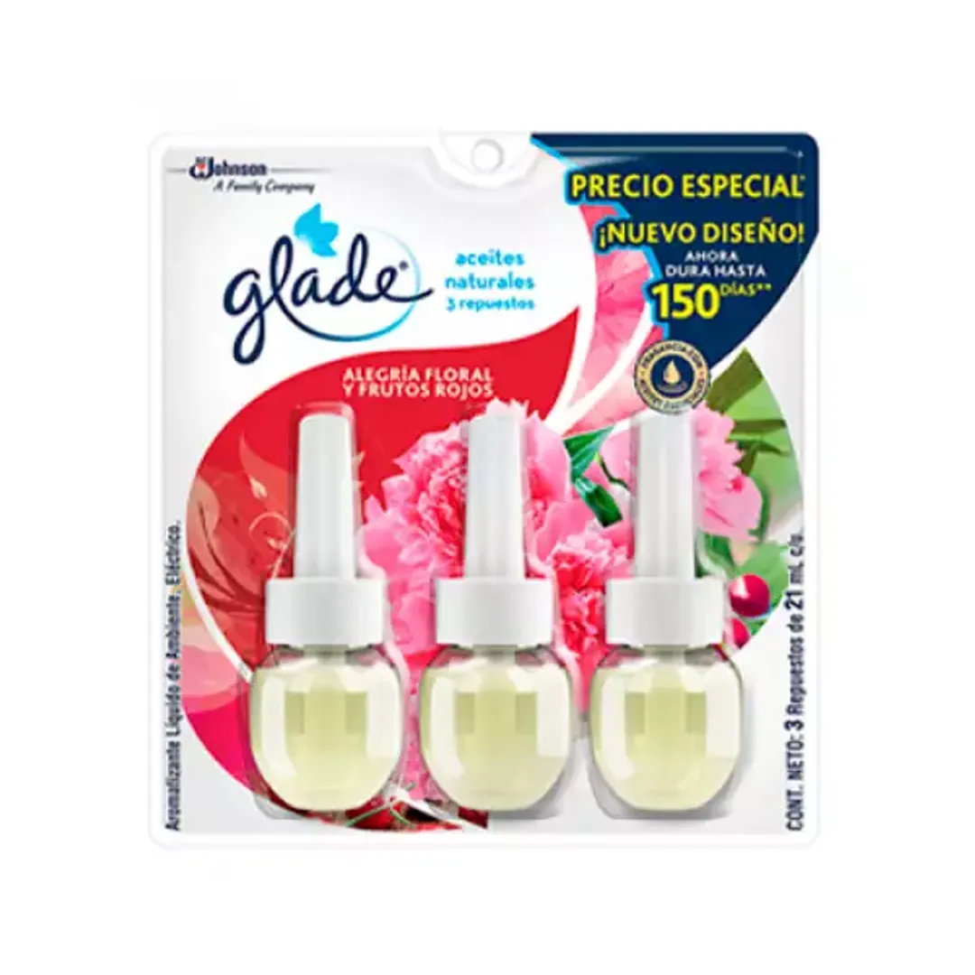 GLADE PLUGINS FRUTOS ROJOS*3*21ML