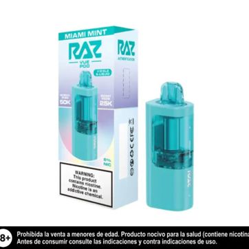 Imagen del producto Raz Pod Miami Mint 50.000 Puffs