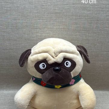 Imagen del producto PERRO PUG CON COLLAR 40 CM