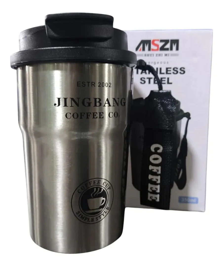 TERMO TAZA CAFE BOTELLA VASO PORTATIL