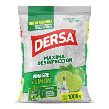 Imagen del producto  W. DETERGENTE EN POLVO DERSA VINAGRE Y LIMON X 1 KILO
