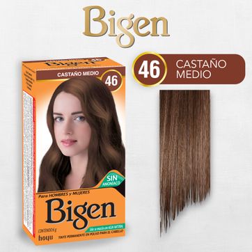Imagen del producto TINTE BIGEN CASTAÑO MEDIO #46 6GR