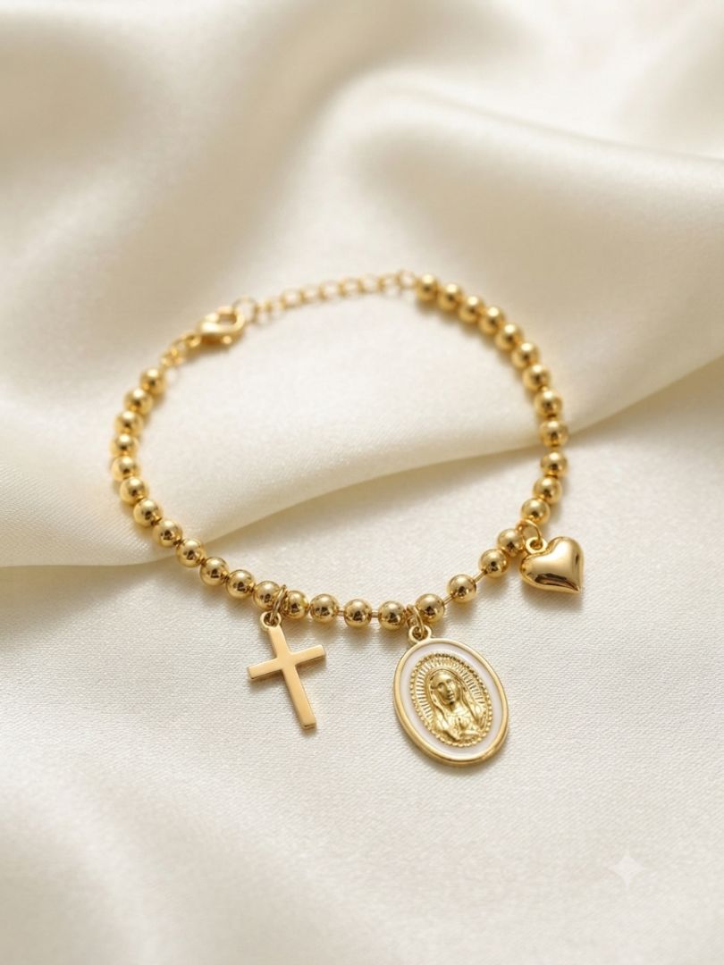 Pulsera en rodio 