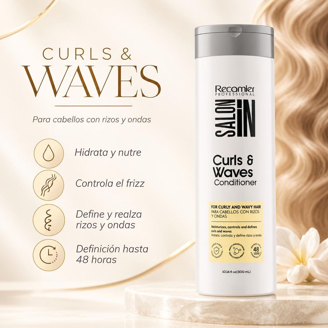 RECAMIER CURLS & WAVES ACONDICIONADOR 300 ML  300 ML