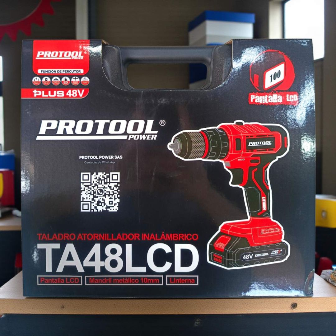 TALADRO PERCUTOR INALAMBRICO TA48LCDR