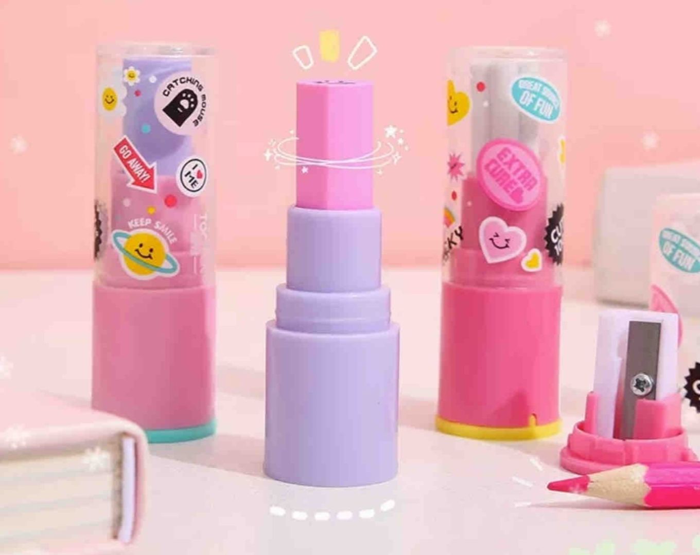 TAJALAPIZ CON BORRADOR FLOR