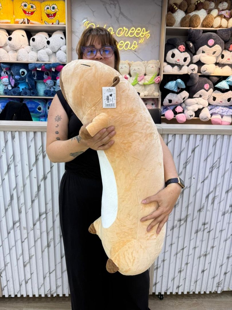 CAPIBARA ABRAZO 75cm de peluche