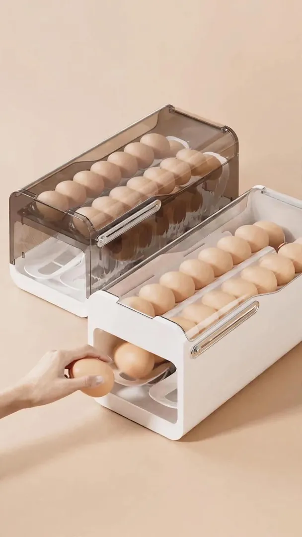 Organizador dispensador de huevos 