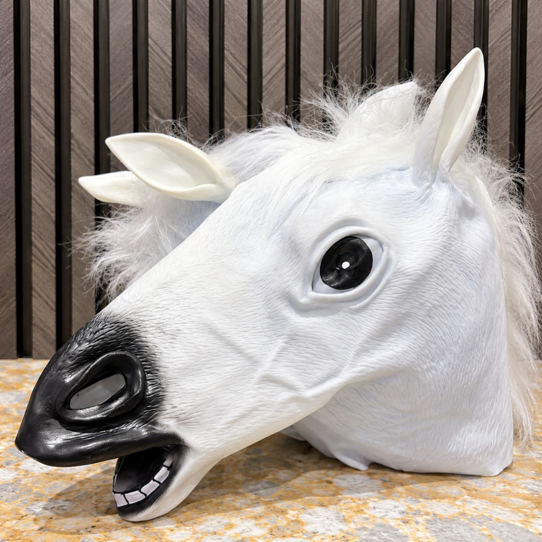 MÁSCARA DE CABALLO LÁTEX 