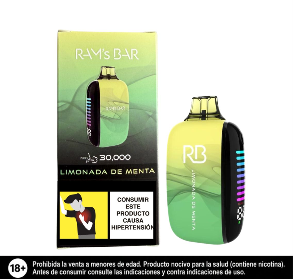 Rams Bar Limonada De Menta 30.000 Puffs