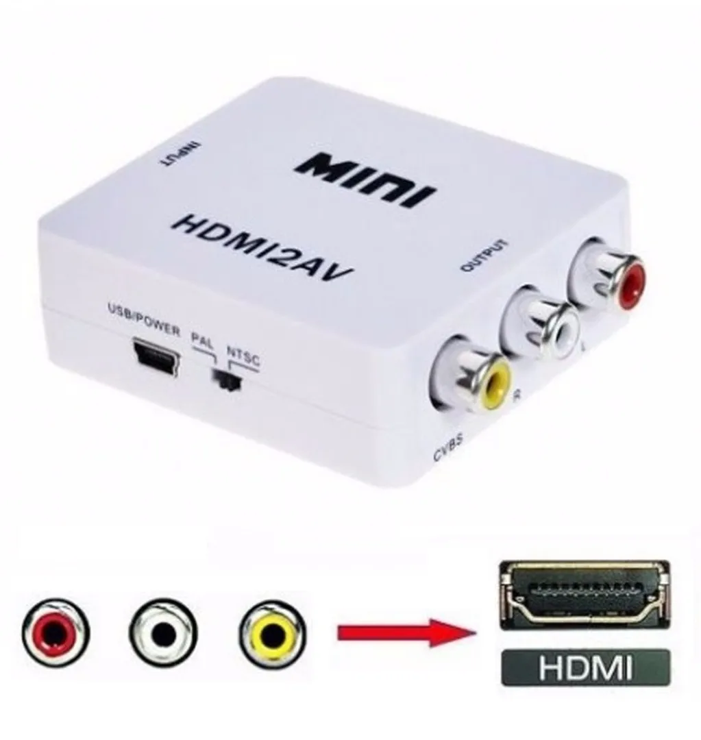 Caja convertidora RCA a HDMI