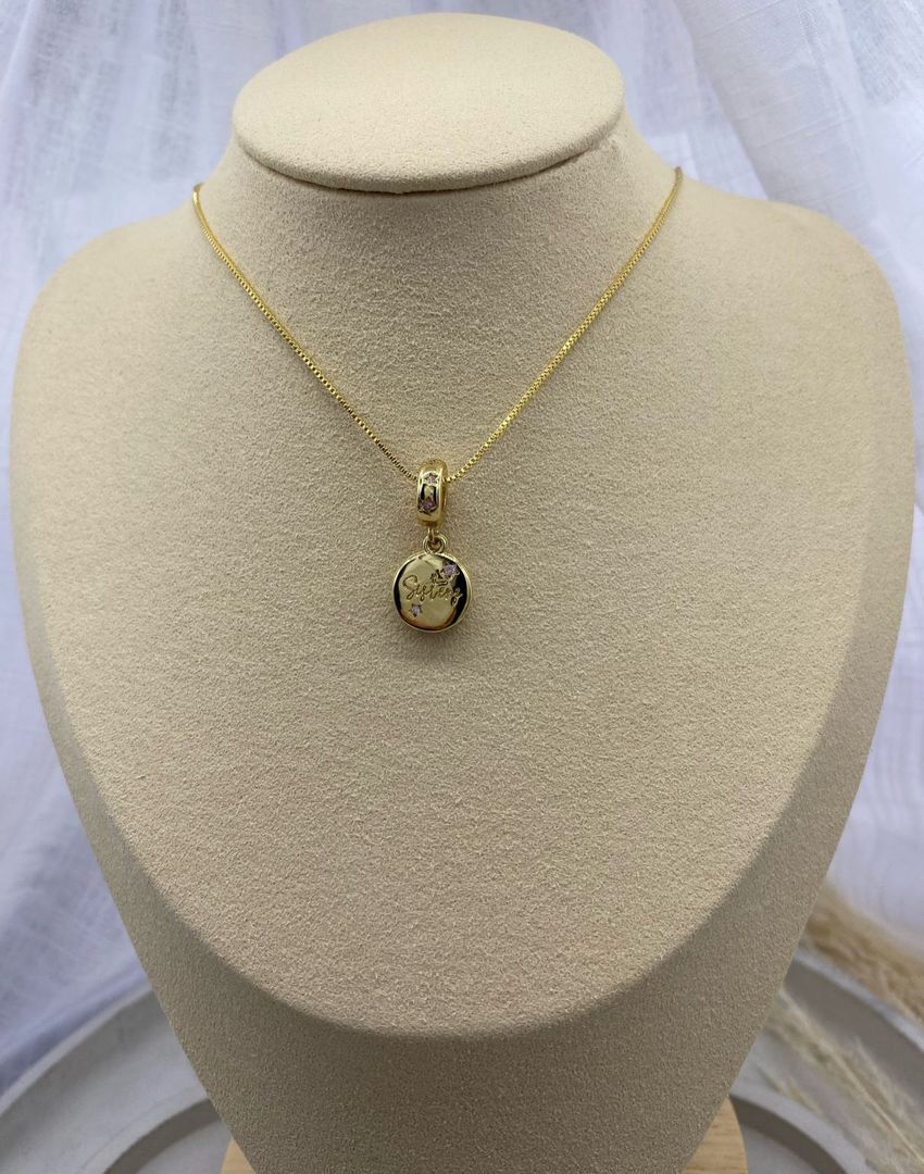 Dije de lujo, oro rosa, covergold 
