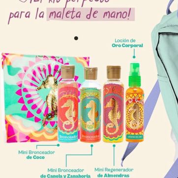 Imagen del producto Mini kit de bronceó viajero