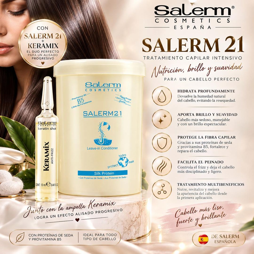 SALERM 21 PROTEINA DE SEDA 1000 ML